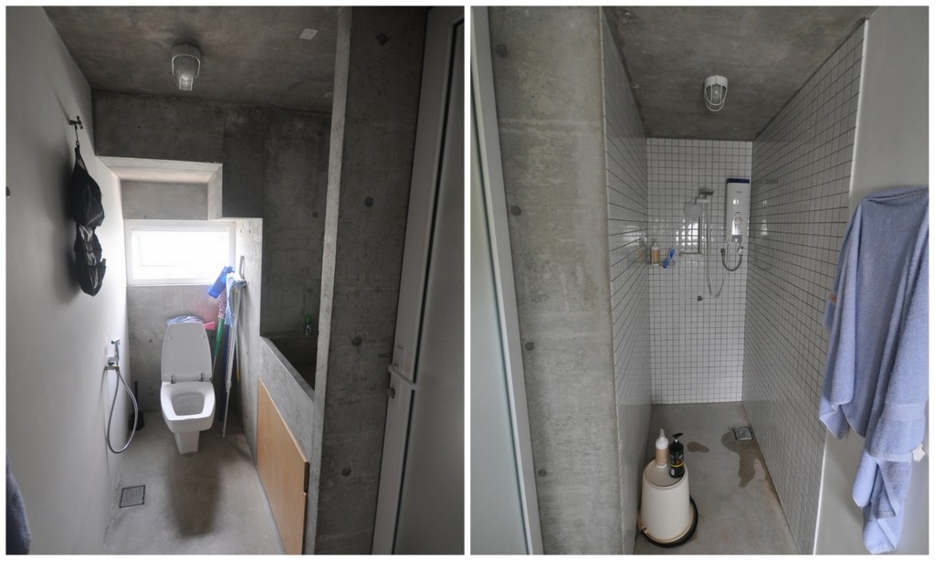Internal View of Shower Area